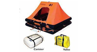 Inflatable Life Raft Canister