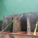 Tug fender structure renovation